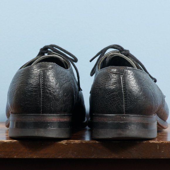 🇨🇦 VTG Florsheim Imperial McHale 8.5 D Kudu Plain Toe Derby 79163 Very Good - Picture 5 of 9